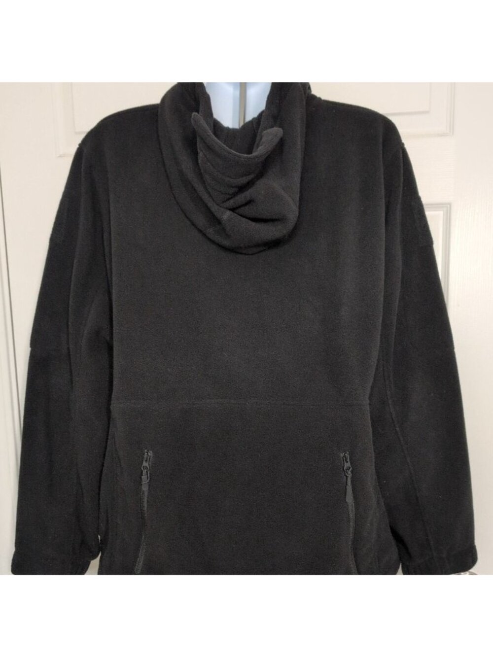 Baerskin Tactical Fleece Jacket Mens Size 2XL Black Hooded Full Zip Outdoor - Picture 10 of 11